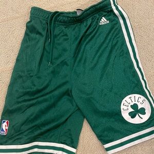 NBA Boston Celtics basketball shorts. Youth Large